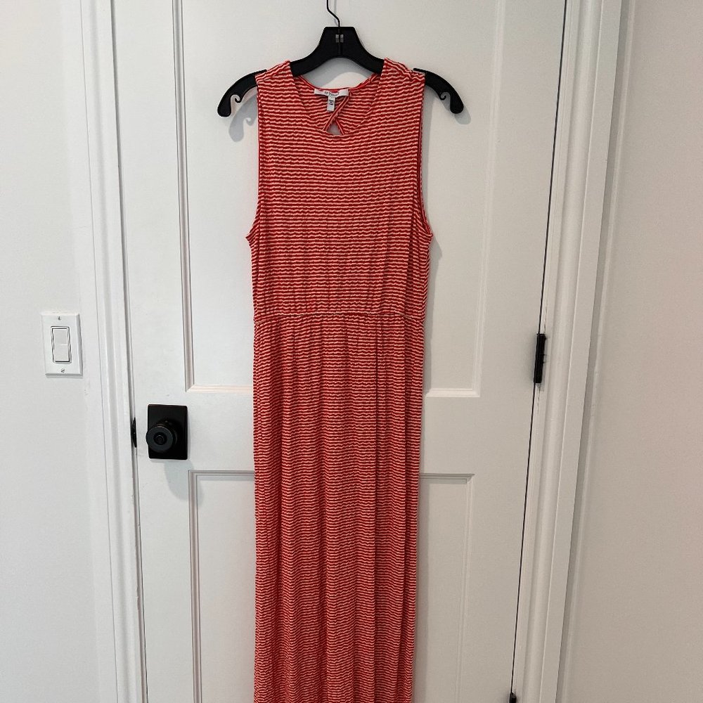 Derek Lam 10 Crosby - MAXI RED DRESS W/ CUT OUT - Size 6